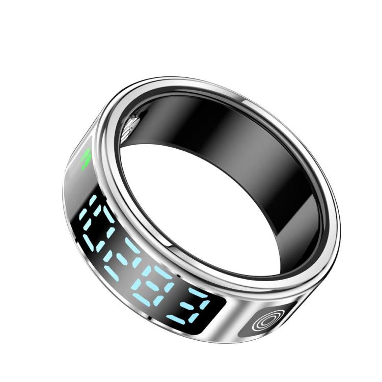 SR08 SIZE 10 Smart Ring, Support Hand Gestures Control / Health Monitoring / Multiple Sports Modes(Silver) - free shipping - PMc TechLife - Order now!
