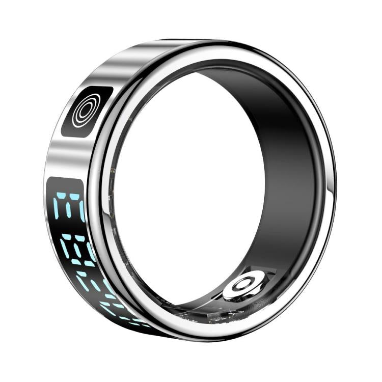 SR08 SIZE 10 Smart Ring, Support Hand Gestures Control / Health Monitoring / Multiple Sports Modes(Silver) - free shipping - PMc TechLife - Order now!