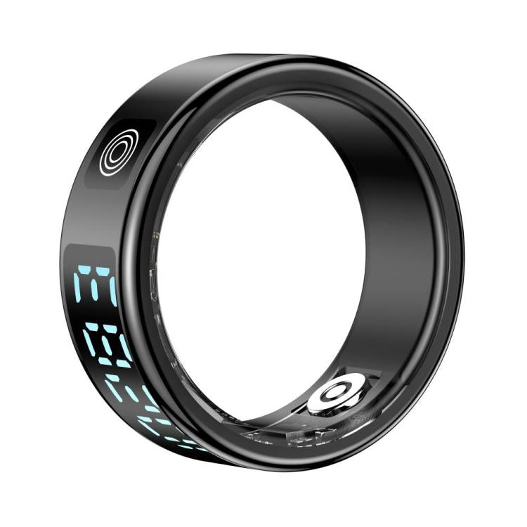 SR08 SIZE 11 Smart Ring, Support Hand Gestures Control / Health Monitoring / Multiple Sports Modes(Black) - free shipping - PMc TechLife - Order now!
