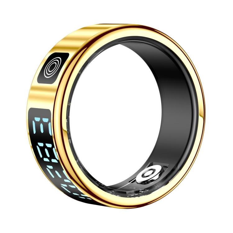 SR08 SIZE 11 Smart Ring, Support Hand Gestures Control / Health Monitoring / Multiple Sports Modes(Gold) - free shipping - PMC TechLife - Order now!