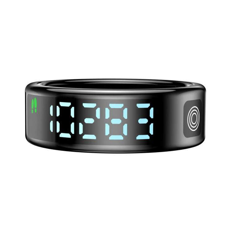 SR08 SIZE 12 Smart Ring, Support Hand Gestures Control / Health Monitoring / Multiple Sports Modes(Black) - free shipping - PMc TechLife - Order now!