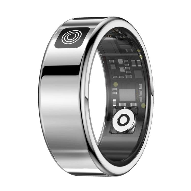 SR08 SIZE 12 Smart Ring, Support Hand Gestures Control / Health Monitoring / Multiple Sports Modes(Silver) - free shipping - PMc TechLife - Order now!