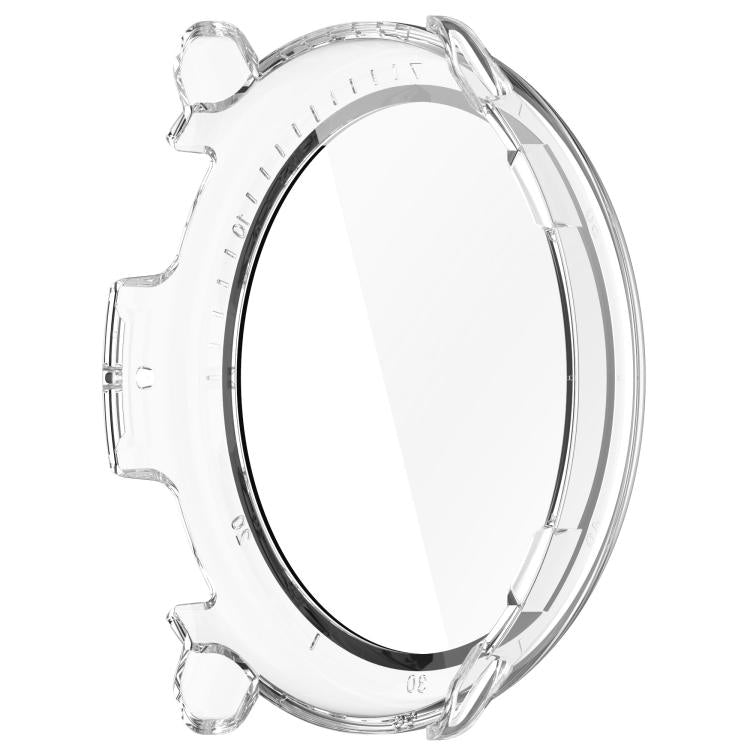 For Amazfit Active 2 A2437 Tempered Film Integrated PC Watch Protective Case(Transparent Color) - Watch Cases by PMC TechLife | Online Shopping South Africa | PMC TechLife | Buy Now Pay Later Mobicred