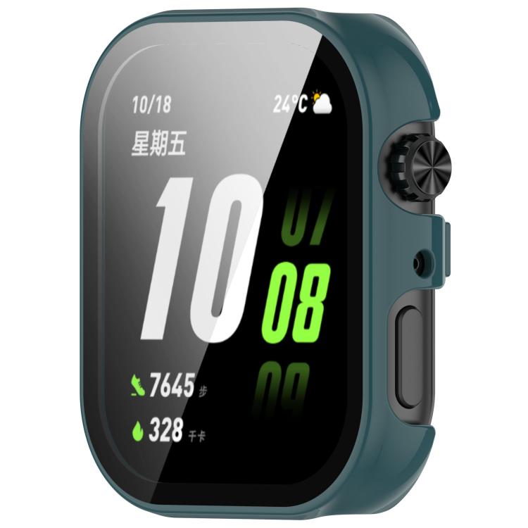 For Honor ROSSINI 2i Tempered Film Integrated PC Watch Protective Case(Pine Green) - Watch Cases by PMC TechLife | Online Shopping South Africa | PMC TechLife | Buy Now Pay Later Mobicred