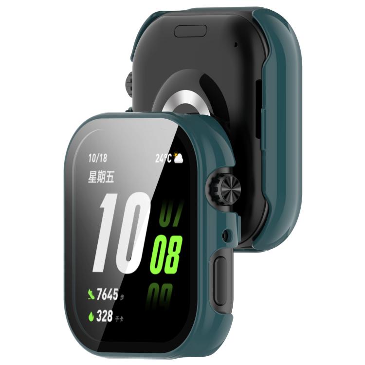 For Honor ROSSINI 2i Tempered Film Integrated PC Watch Protective Case(Pine Green) - Watch Cases by PMC TechLife | Online Shopping South Africa | PMC TechLife | Buy Now Pay Later Mobicred