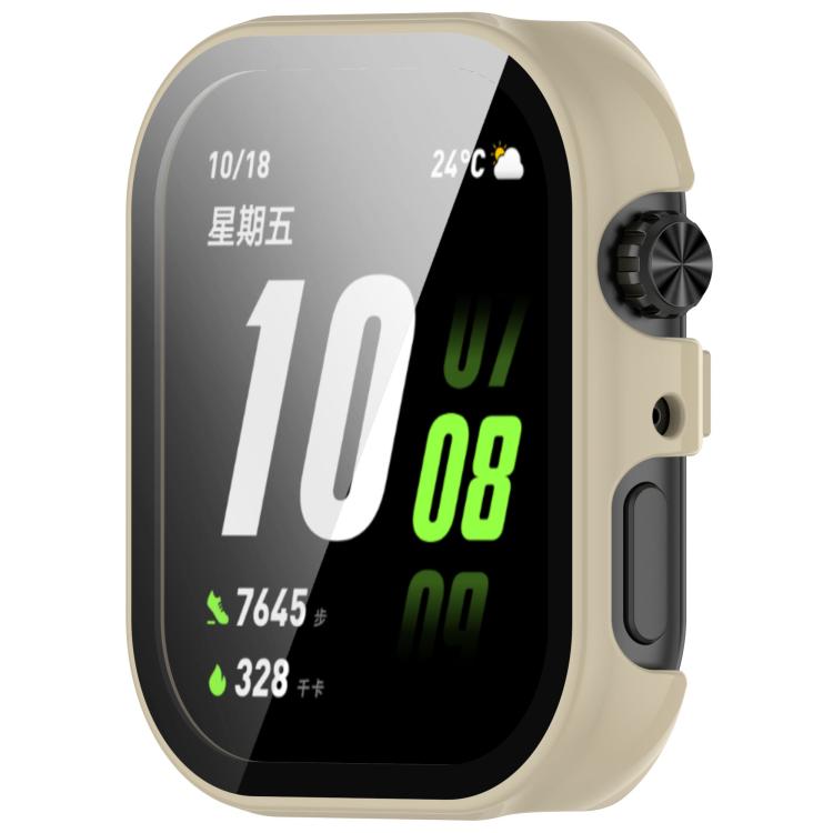 For Honor ROSSINI 2i Tempered Film Integrated PC Watch Protective Case(Ivory White) - Watch Cases by PMC TechLife | Online Shopping South Africa | PMC TechLife | Buy Now Pay Later Mobicred