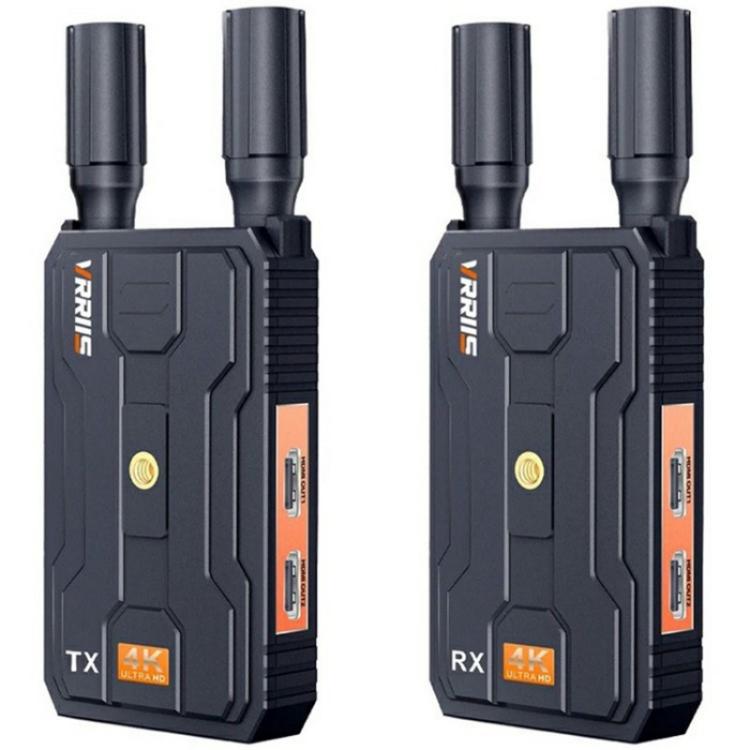 VRRIIS 097 4K HD Video HDMI Wireless Extender Kit Audio Video Wireless Transmitter Receiver, Plug:US Plug - Adapter by PMc TechLife | Online Shopping South Africa | PMc TechLife | Buy Now Pay Later Mobicred