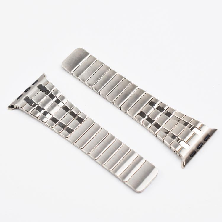 For Apple Watch 46mm / 49mm / 45mm / 44mm One Bead Magnetic Milan Stainless Steel Watch Band(Silver) - free shipping - PMC TechLife - Order now!