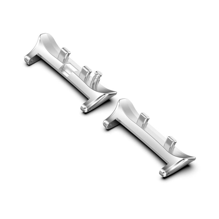 For Huawei Watch D2 1 Pair Metal Head Watch Band Connector(Silver) - Other Accessories by PMc TechLife | Online Shopping South Africa | PMc TechLife | Buy Now Pay Later Mobicred