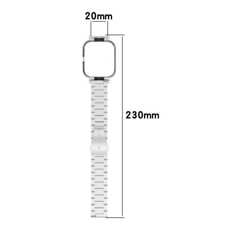 For vivo iQOO Watch GT Watch Frame Integrated Three Beads Stainless Steel Watch Band(Gold) - free shipping - PMC TechLife - Order now!