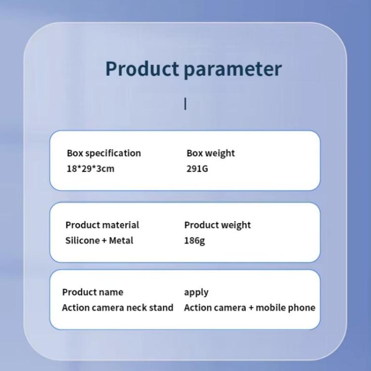 C071 Neck Strap Mount Silicone Metal Bracket For GoPro / Insta360 / DJI Action Cameras - free shipping - PMC TechLife - Order now!