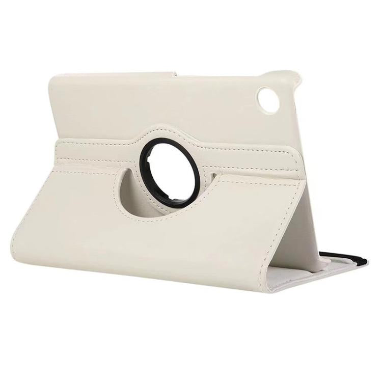 For Samsung Galaxy Tab A9+ 11.0 ENKAY 360 Degree Rotation Litchi Leather Smart Tablet Case(White) - free shipping - PMc TechLife - Order now!