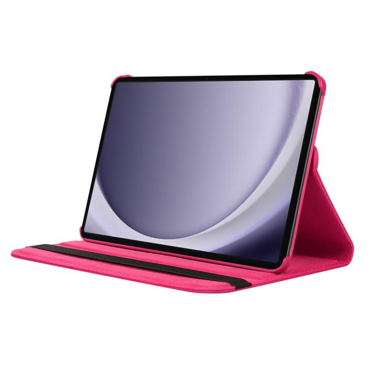 For Samsung Galaxy Tab A9+ 11.0 ENKAY 360 Degree Rotation Litchi Leather Smart Tablet Case(Pink) - free shipping - PMc TechLife - Order now!