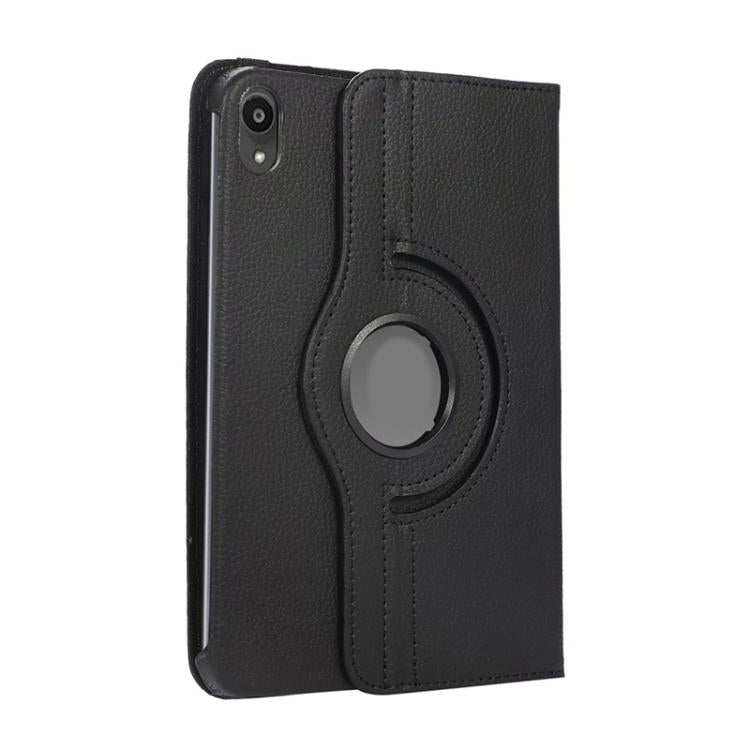For iPad mini 2024 / mini 6 ENKAY 360 Degree Rotation Litchi Leather Smart Tablet Case(Black) - free shipping - PMc TechLife - Order now!