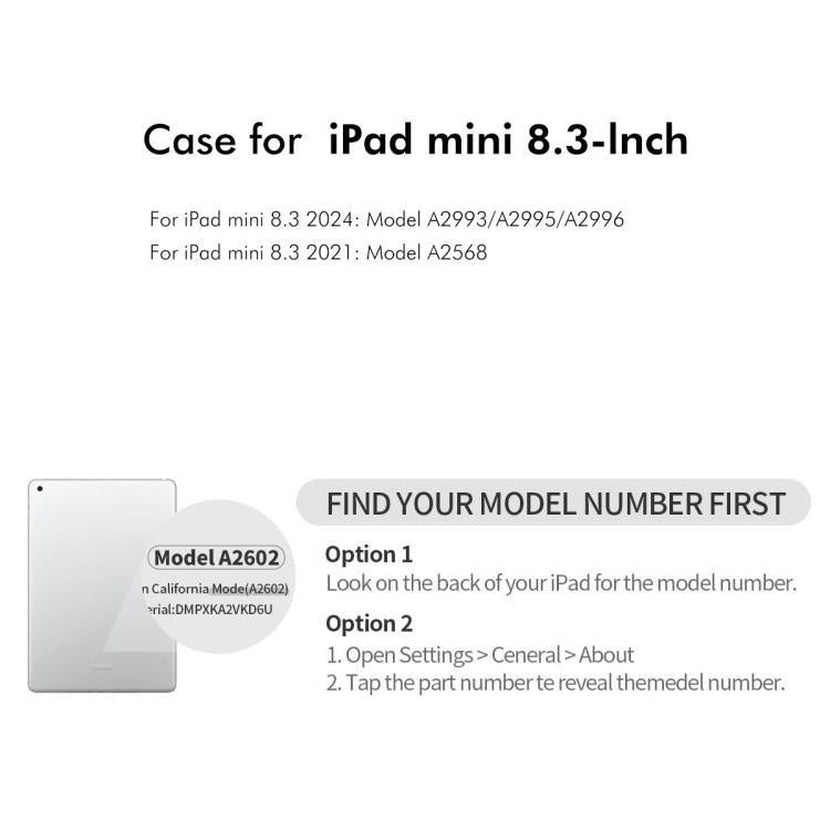 For iPad mini 2024 / mini 6 ENKAY 360 Degree Rotation Litchi Leather Smart Tablet Case(Rose Red) - free shipping - PMc TechLife - Order now!