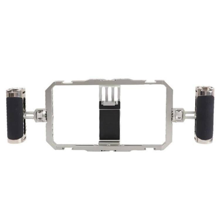 C072 Aluminum Alloy Handheld Smartphone Cage Rig Photography Stabilizer Dual Handle Frame - free shipping - PMC TechLife - Order now!