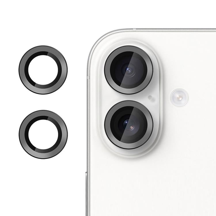 For iPhone 17 Kalebol No Flicker Ultra-Thin Individual Camera Lens Tempered Glass Film(Black) - iPhone 17 Tempered Glass by Kalebol | Online Shopping South Africa | PMC TechLife | Buy Now Pay Later Mobicred