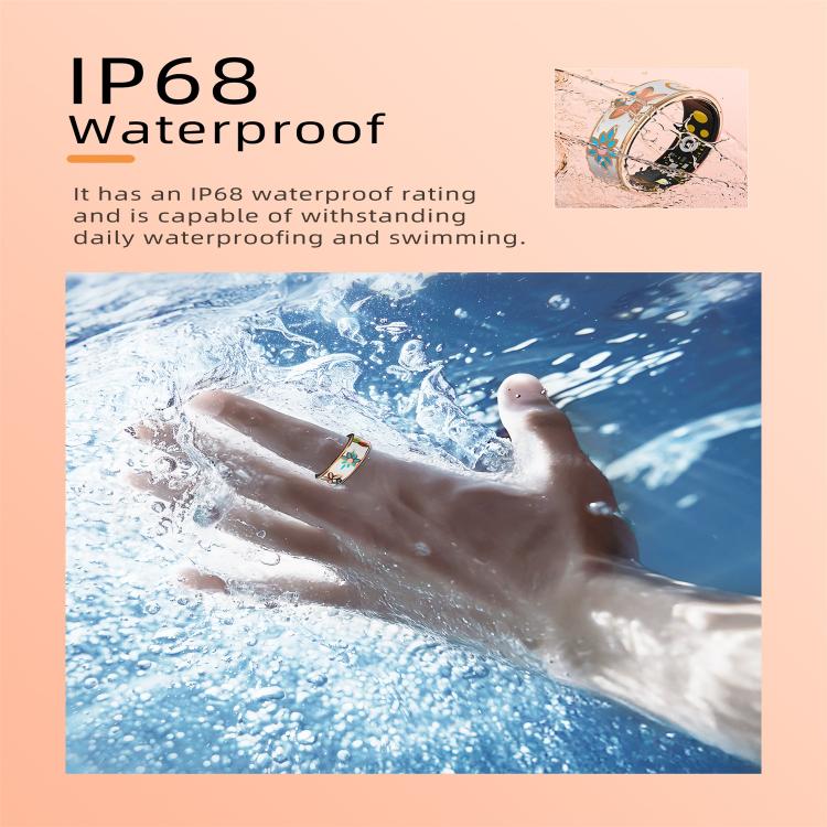 R18 SIZE 8 Smart Ring, Support Heart Rate / Blood Oxygen / Sleep / Care For Faimilies(Rose Gold) - free shipping - PMC TechLife - Order now!