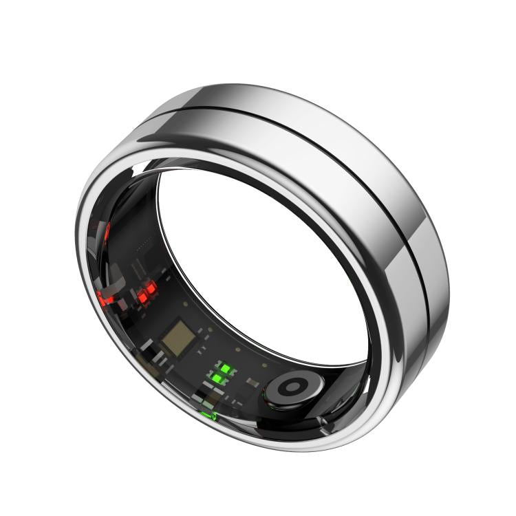 R04 SIZE 8 Smart Ring, Support Heart Rate / Blood Oxygen Monitoring / Sleep / Take Photos(Silver) - free shipping - PMC TechLife - Order now!