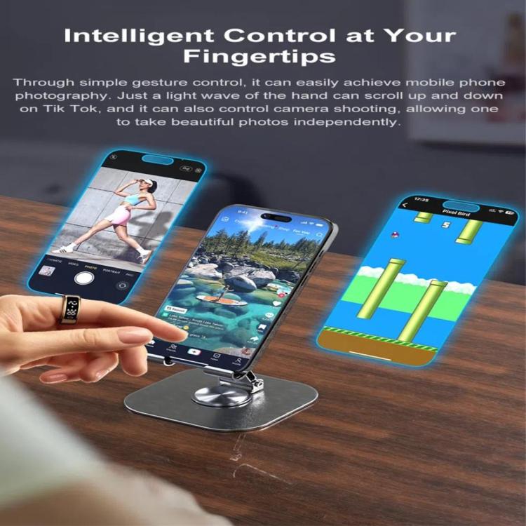 R11C SIZE 10 Smart Ring, Support Heart Rate / Blood Oxygen / Sleep Monitoring / Multiple Sport Modes(Silver) - free shipping - PMC TechLife - Order now!
