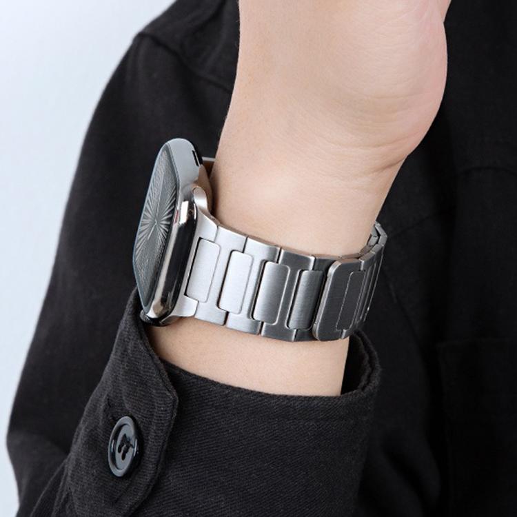 For Apple Watch 42mm / 41mm / 40mm / 38mm I-Beam Magnetic Stainless Steel Strap(Titanium Gray) - free shipping - PMC TechLife - Order now!