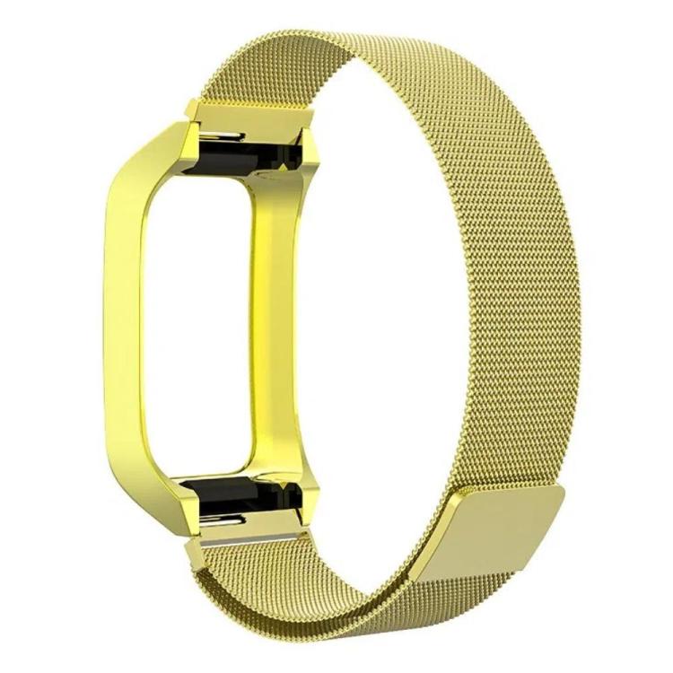 For Xiaomi Mi Band 7 Pro Stainless Steel Frame Integrated Milanese Magnetic Metal Watch Band(Gold) - free shipping - PMC TechLife - Order now!