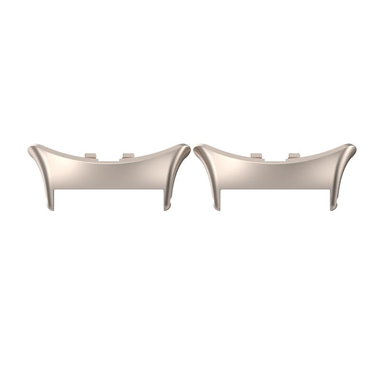 For vivo watch5 1 Pair 20mm 316 Stainless Steel Metal Watch Band Connector(Moonlight White) - free shipping - PMC TechLife - Order now!