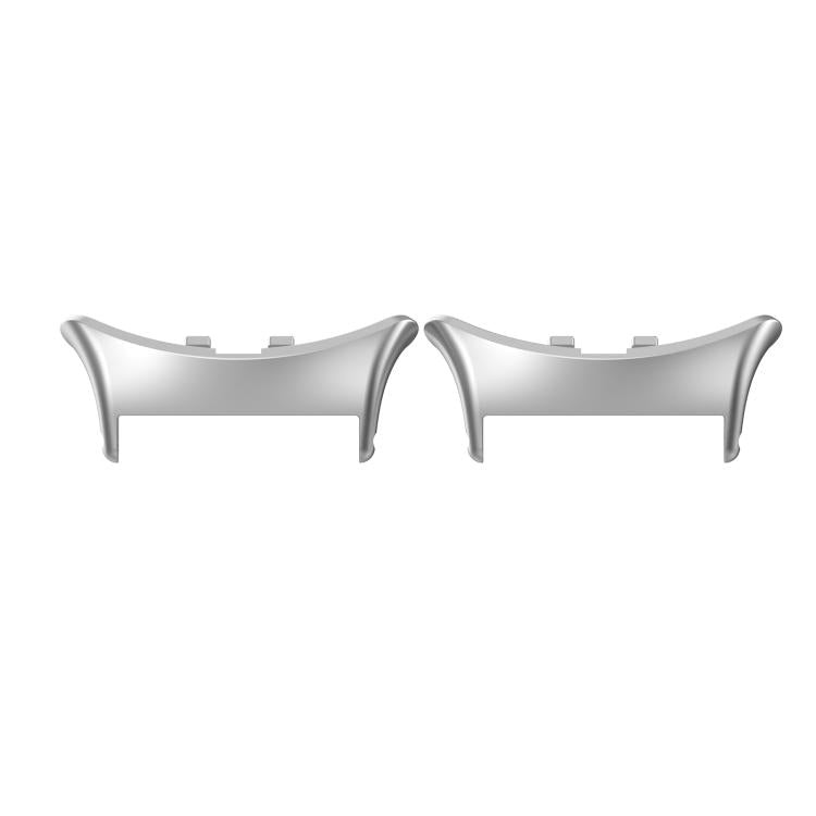 For vivo watch5 1 Pair 20mm 316 Stainless Steel Metal Watch Band Connector(Silver) - free shipping - PMC TechLife - Order now!