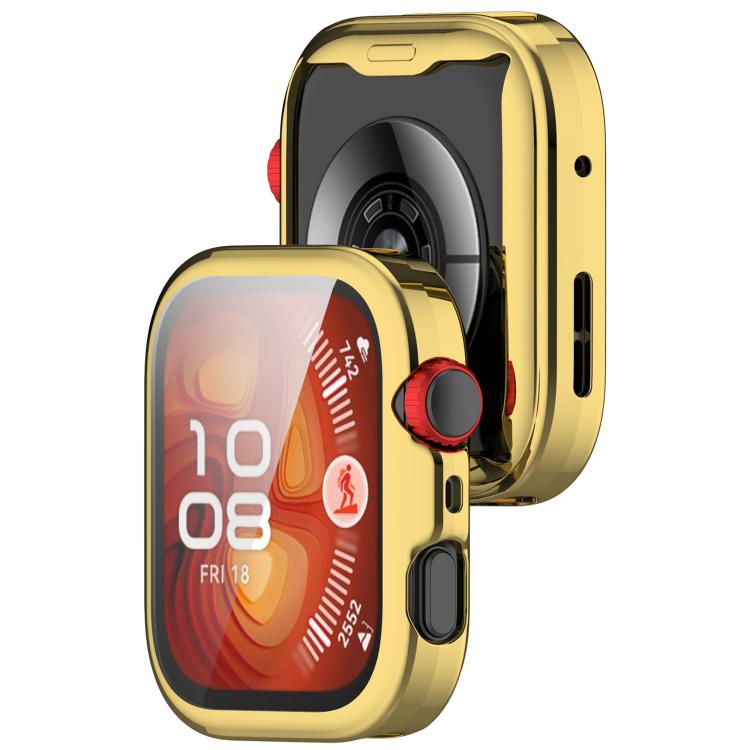 For Huawei Watch Fit 4 Electroplated TPU Full Coverage Watch Protective Case(Gold) - free shipping - PMC TechLife - Order now!