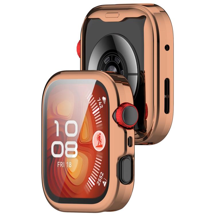 For Huawei Watch Fit 4 Pro Electroplated TPU Full Coverage Watch Protective Case(Rose Gold) - free shipping - PMC TechLife - Order now!