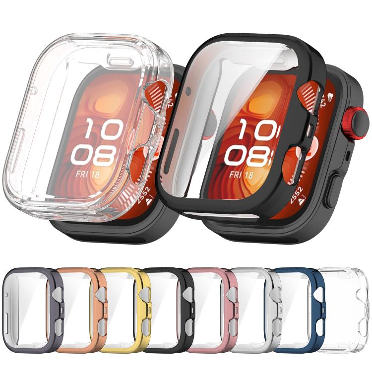 For Huawei Watch Fit 4 Pro Electroplated TPU Full Coverage Watch Protective Case(Black) - free shipping - PMC TechLife - Order now!