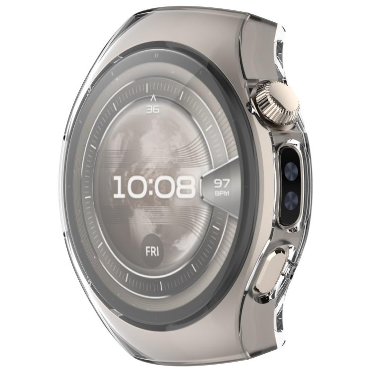 For Huawei Watch 5 46mm Electroplated TPU Full Coverage Watch Protective Case(Transparent) - free shipping - PMC TechLife - Order now!