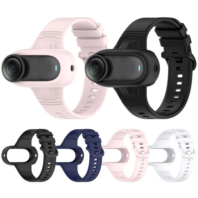 For Insta 360 Go 3 / Go 3S / Go 2 Solid Color Silicone Watch Band(Dark Blue) - free shipping - PMC TechLife - Order now!