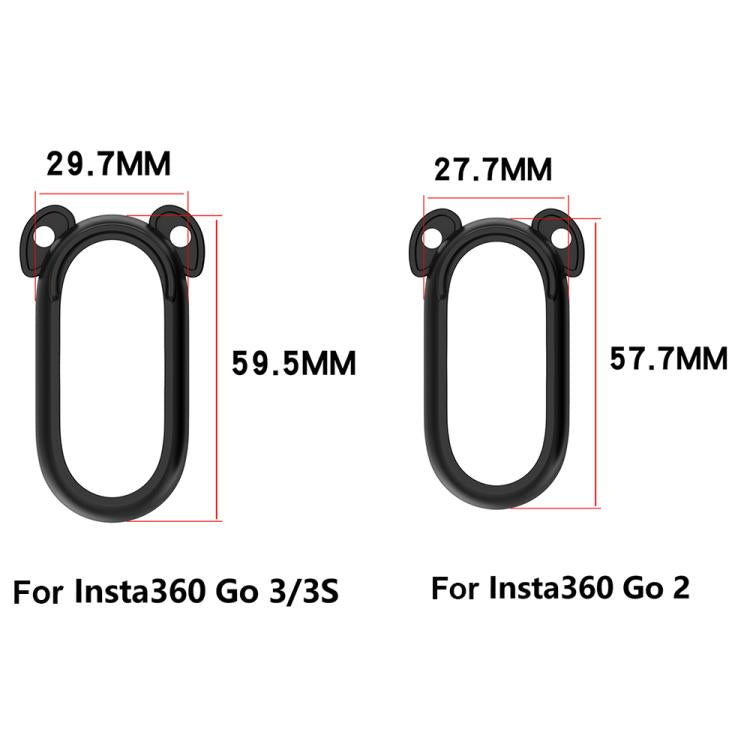 For Insta 360 Go 2 Solid Color Silicone Protective Case(Black) - free shipping - PMC TechLife - Order now!