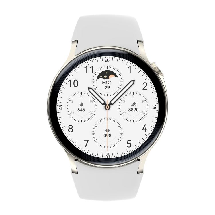 Sense 6 1.43 AMOLED Screen IP68 Waterproof Bluetooth Call Smartwatch Supports Health Monitoring(Starlight) - free shipping - PMC TechLife - Order now!