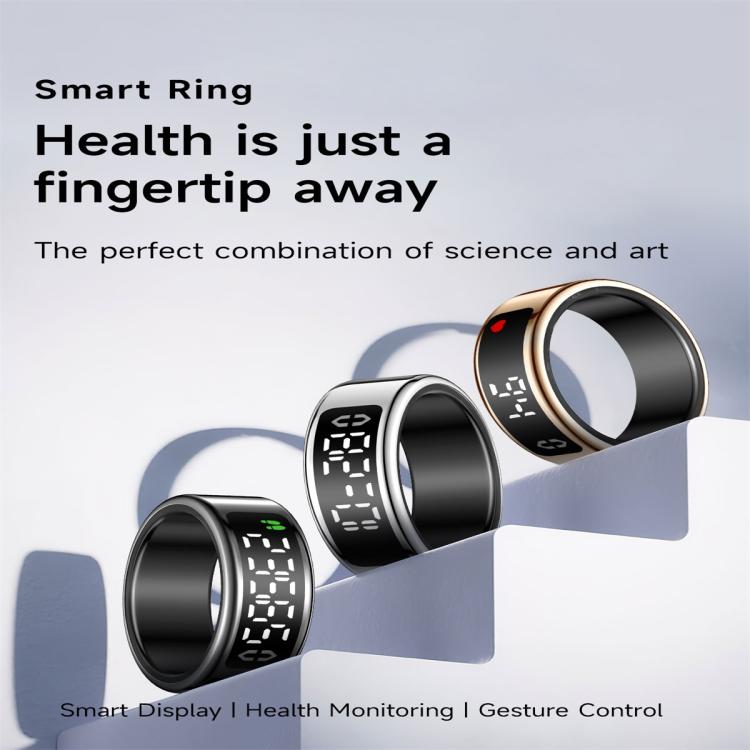 SY01 SIZE 10 Smart Ring, Support Heart Rate / Blood Oxygen / Sleep Monitoring / Multiple Sport Modes(Silver) - free shipping - PMC TechLife - Order now!