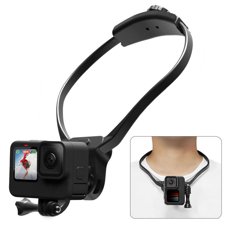 Sports Camera Lazy Neck Bracket Phone Clamp Mount(Black) - free shipping - PMC TechLife - Order now!
