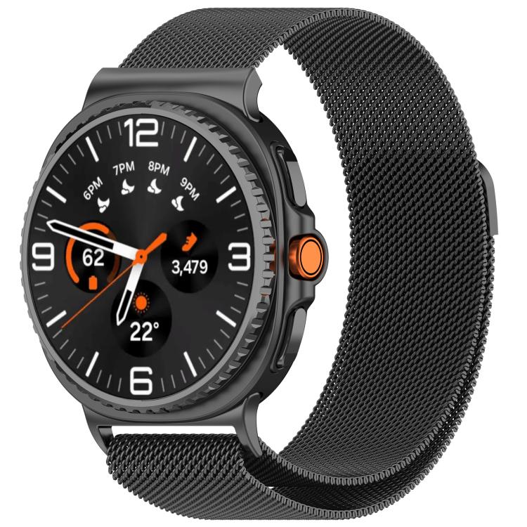 For Samsung Galaxy Watch8 / Watch8 Classic Milan Magnetic Stainless Steel Watch Band(Titanium Gray) - free shipping - PMC TechLife - Order now!