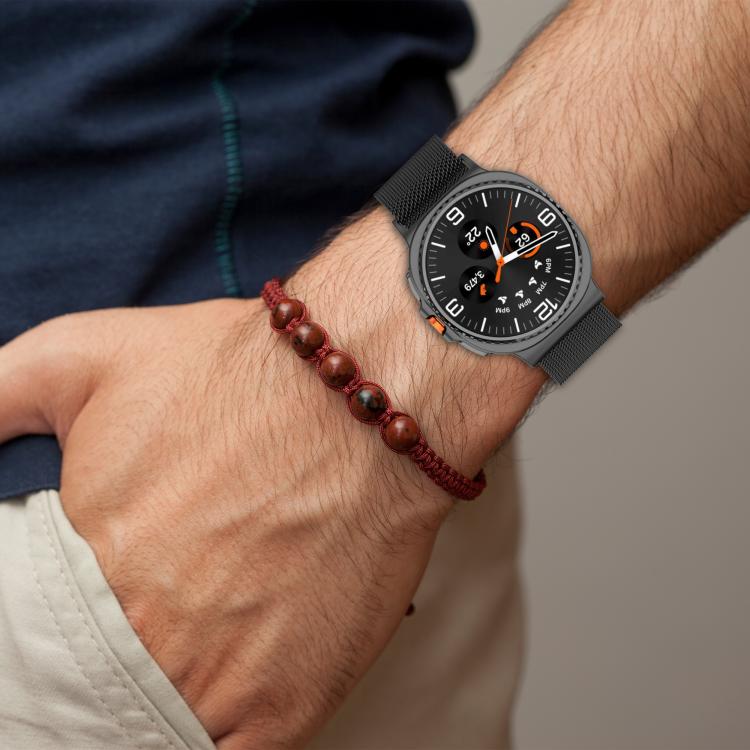 For Samsung Galaxy Watch8 / Watch8 Classic Milan Magnetic Stainless Steel Watch Band(Titanium Gray) - free shipping - PMC TechLife - Order now!