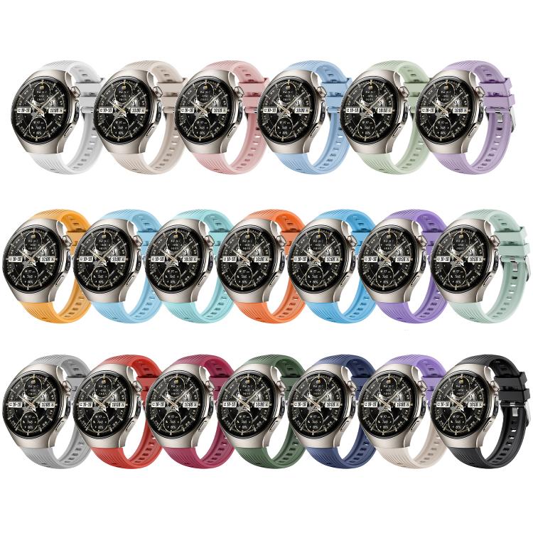 For Huawei Watch 5 46mm Vertical Silicone Watch Band(Lilac) - free shipping - PMC TechLife - Order now!