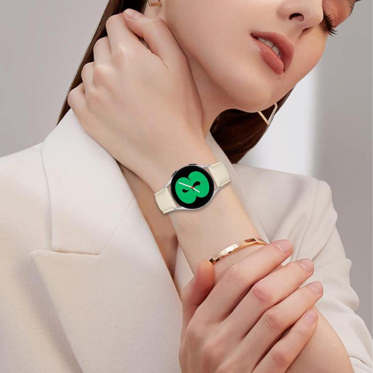 20mm Lychee Texture Silver Turtle Back Buckle Leather Watch Band(Camel) - free shipping - PMC TechLife - Order now!