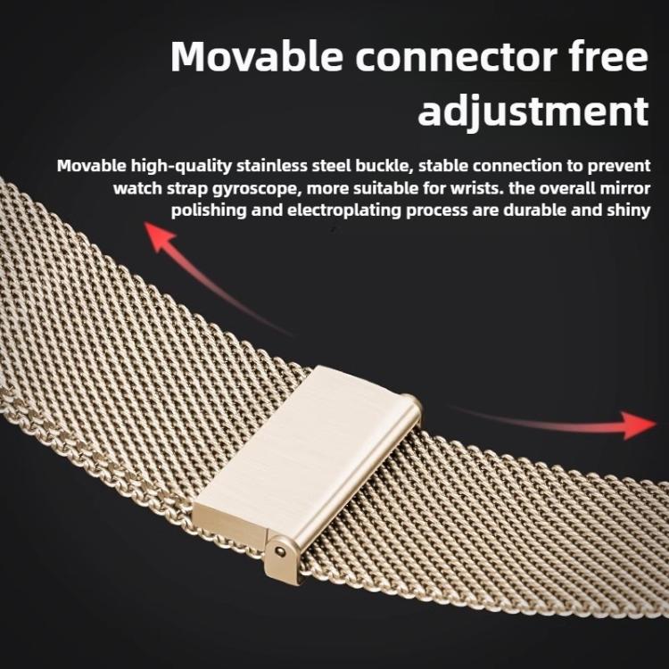 For Huawei Watch Fit 4 Pro / Fit 4 / Fit 3 Milanese Magnetic Metal Watch Band(Gold) - free shipping - PMC TechLife - Order now!