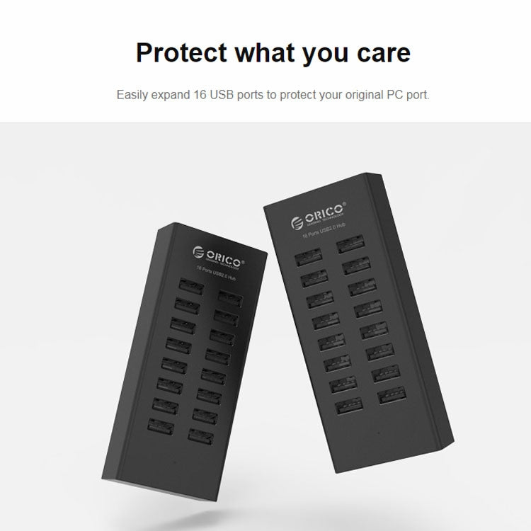 ORICO H1613-U2 16 Ports USB2.0 HUB - free shipping - PMC TechLife - Order now!