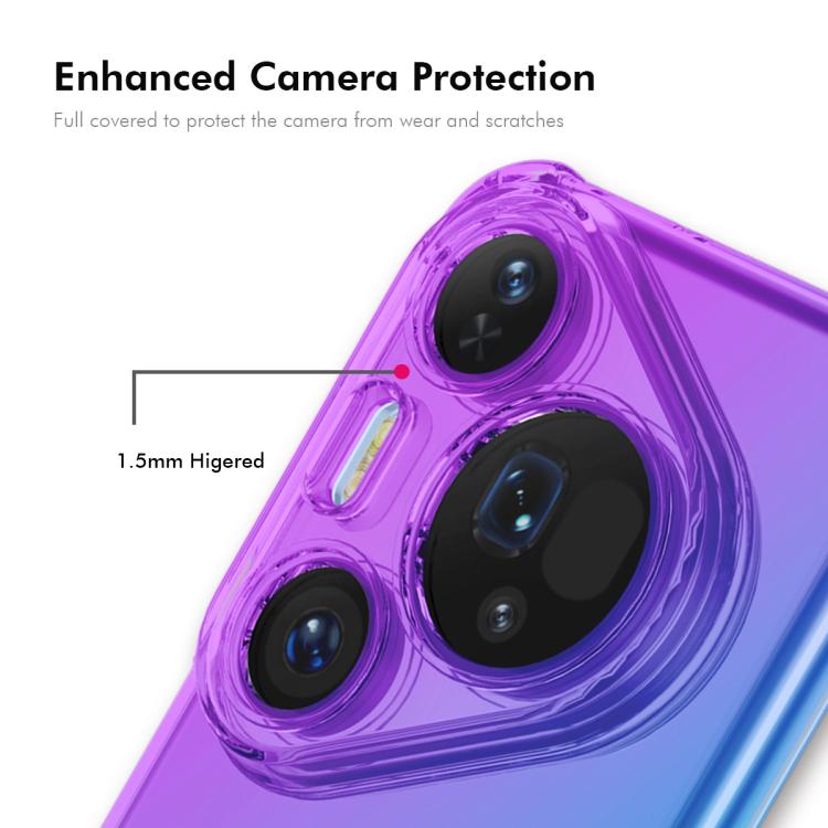 For Huawei Pura 80 Ultra ENKAY Hat-Prince Gradient Airbag TPU Phone Case(Blue Pink) - free shipping - PMC TechLife - Order now!