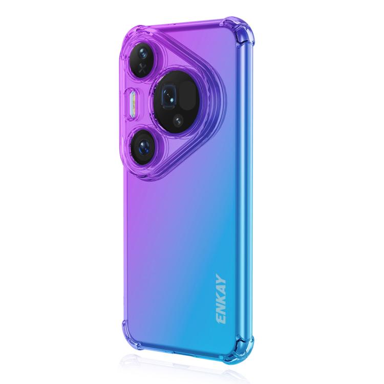 For Huawei Pura 80 Ultra ENKAY Hat-Prince Gradient Airbag TPU Phone Case(Purple Blue) - free shipping - PMC TechLife - Order now!