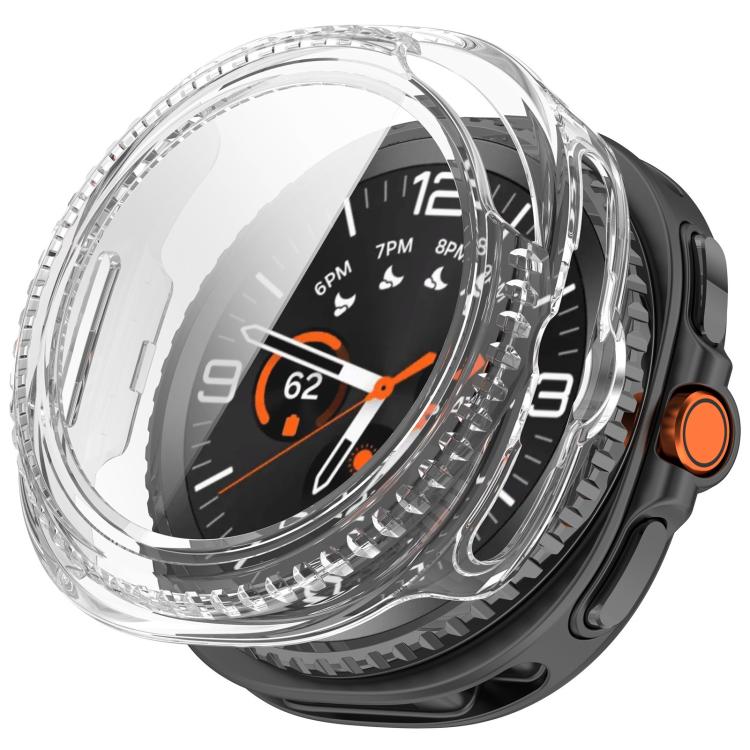 For Samsung Galaxy Watch8 Classic 46mm Tempered Film Integrated PC Watch Cover(Transparent) - free shipping - PMC TechLife - Order now!