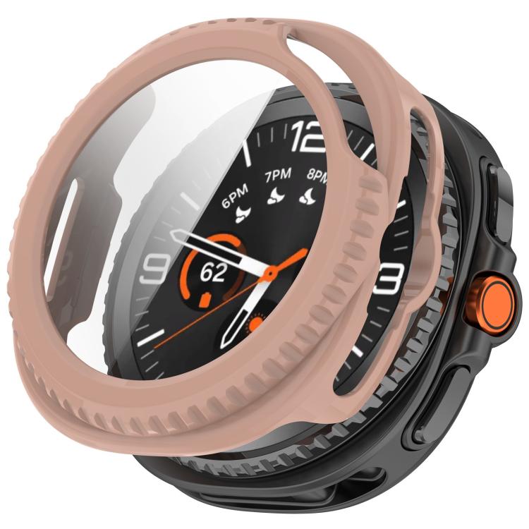 For Samsung Galaxy Watch8 Classic 46mm Tempered Film Integrated PC Watch Cover(Cherry Pink) - free shipping - PMC TechLife - Order now!