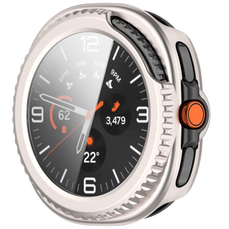 For Samsung Galaxy Watch8 Classic 46mm Tempered Film Integrated PC Watch Cover(Frosted Starlight) - free shipping - PMC TechLife - Order now!