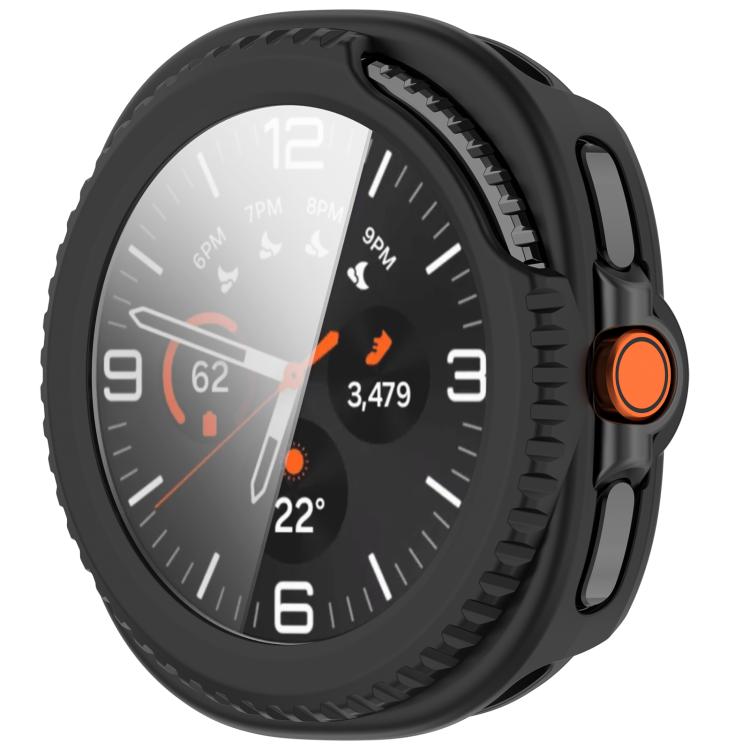 For Samsung Galaxy Watch8 Classic 46mm Tempered Film Integrated PC Watch Cover(Frosted Black) - free shipping - PMC TechLife - Order now!