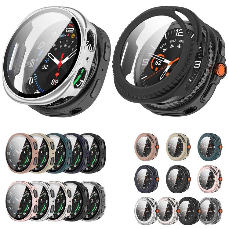 For Samsung Galaxy Watch8 Classic 46mm Tempered Film Integrated PC Watch Cover(Transparent) - free shipping - PMC TechLife - Order now!